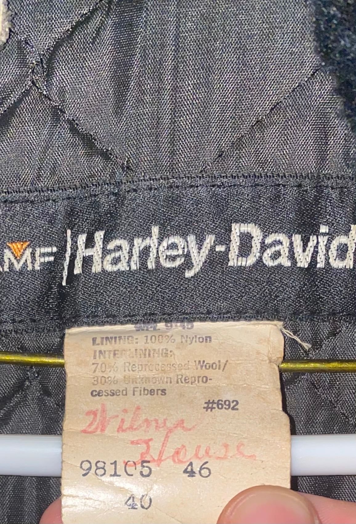 vintage harley davidson jacket