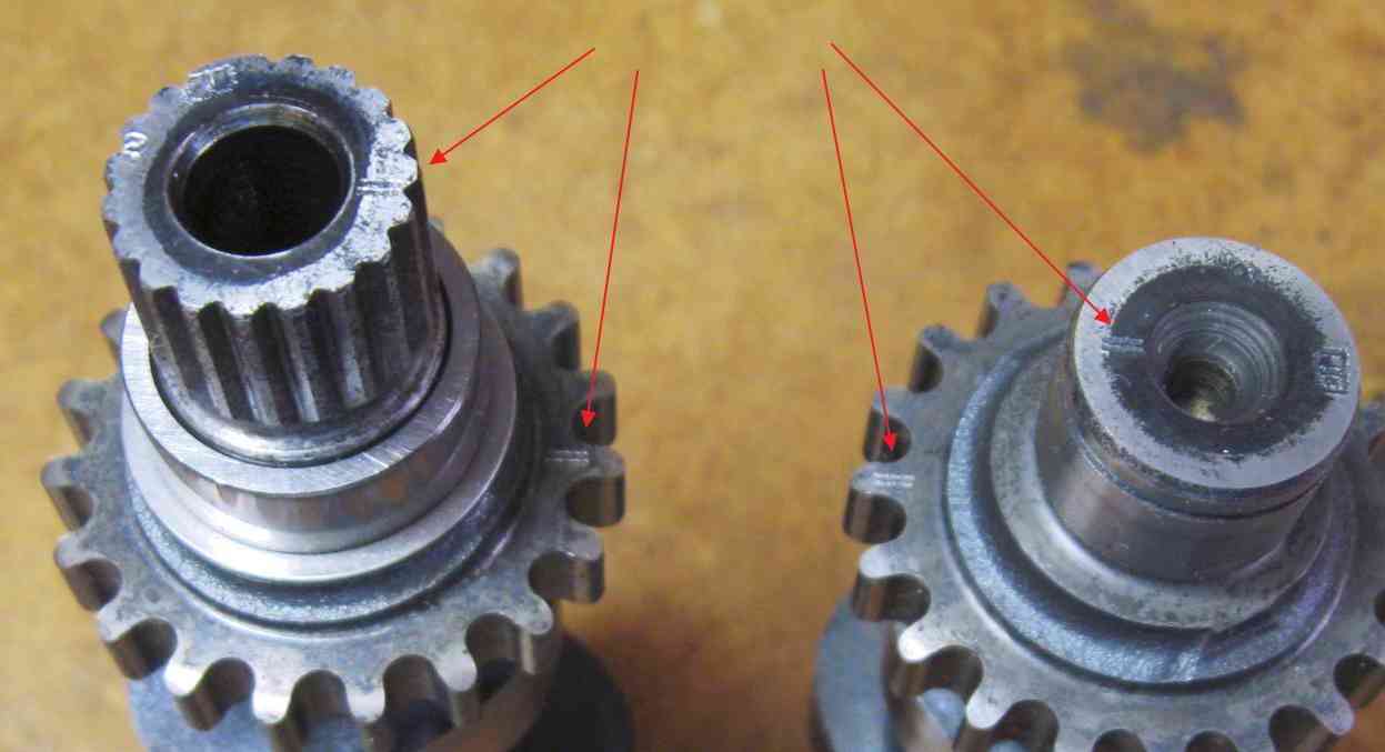 Shovelhead Cam Timing Marks