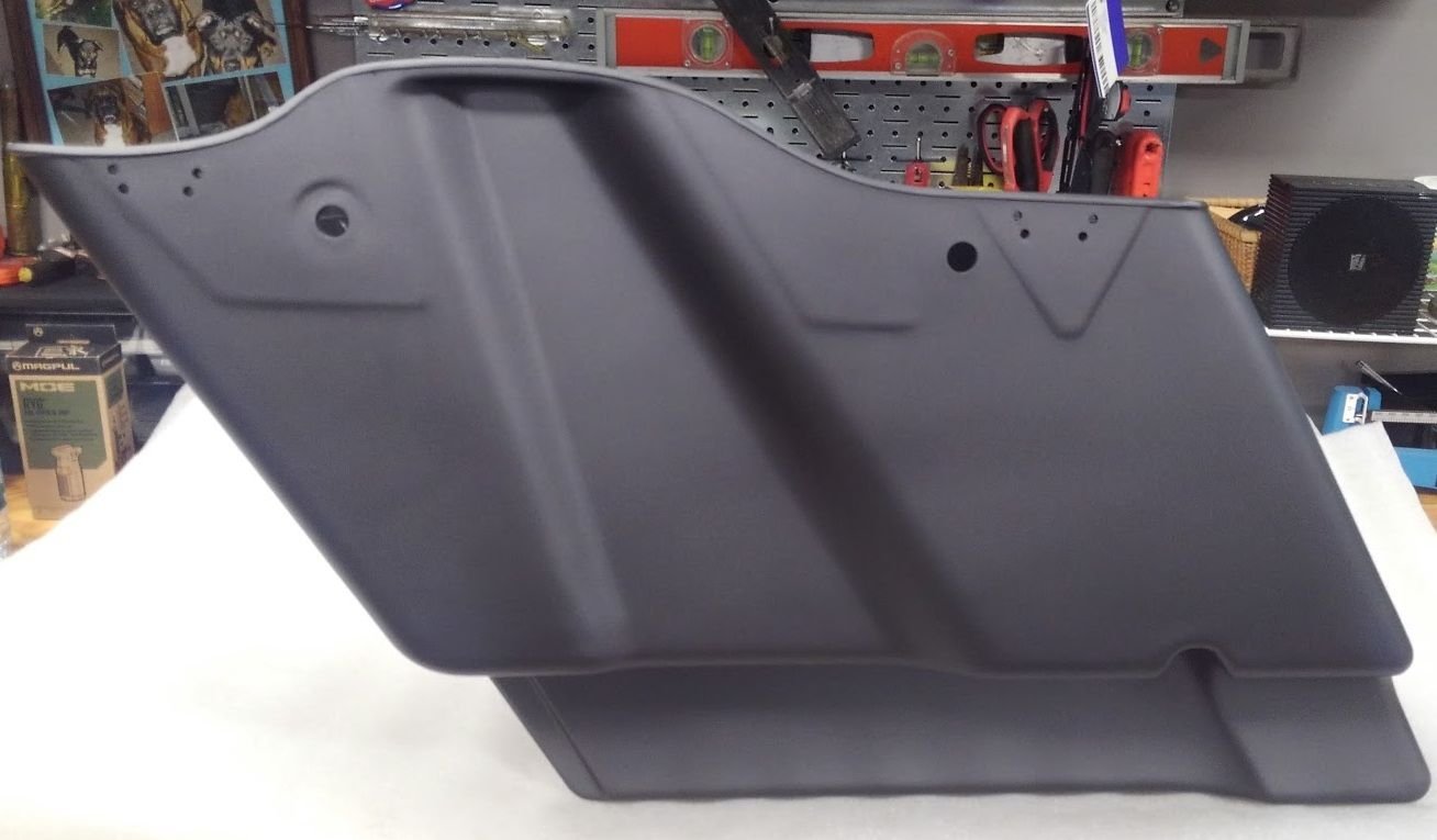 harley davidson stretched bags and fender