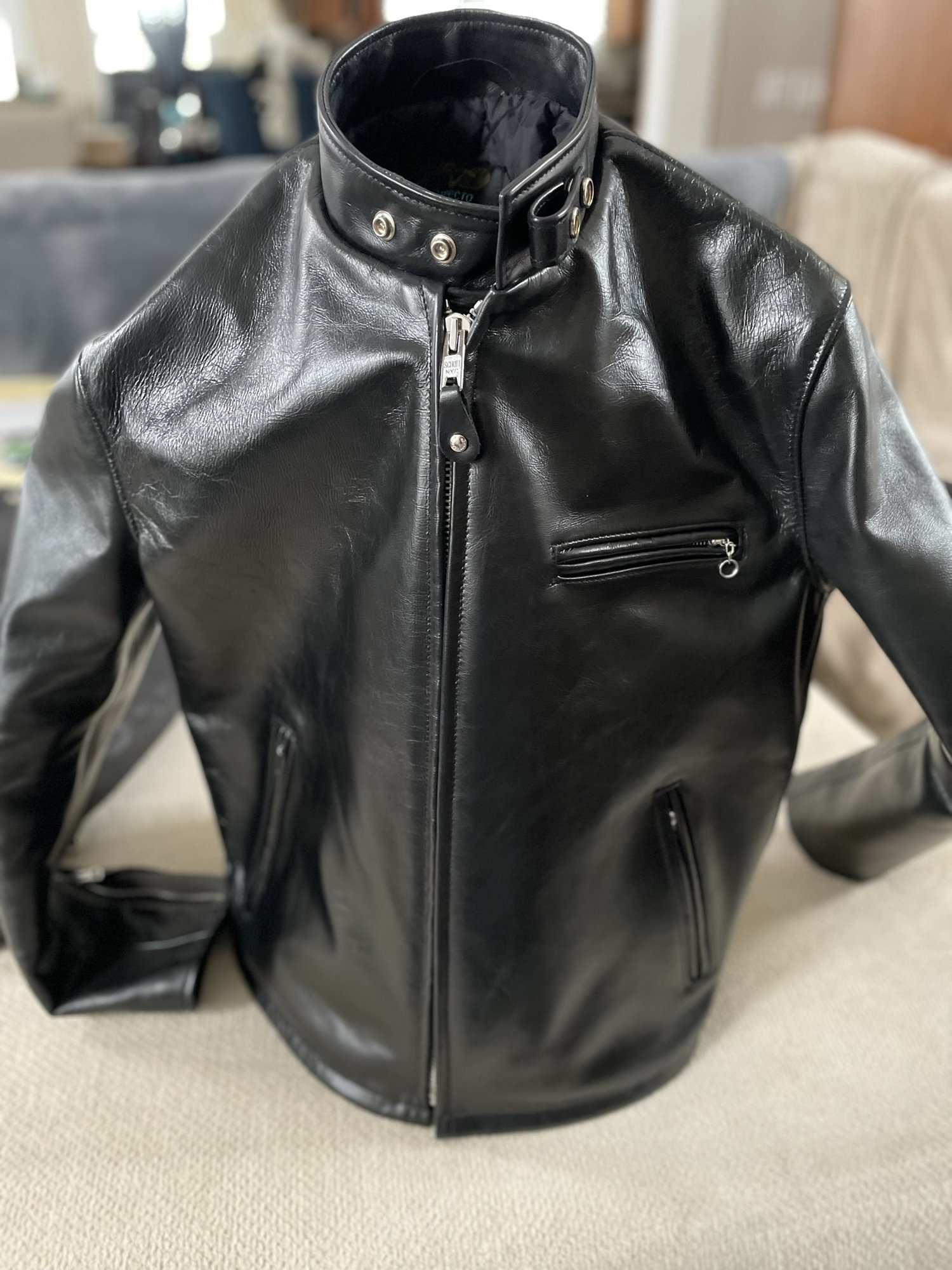Schott leather jacket 641 and 641HH - Harley Davidson Forums