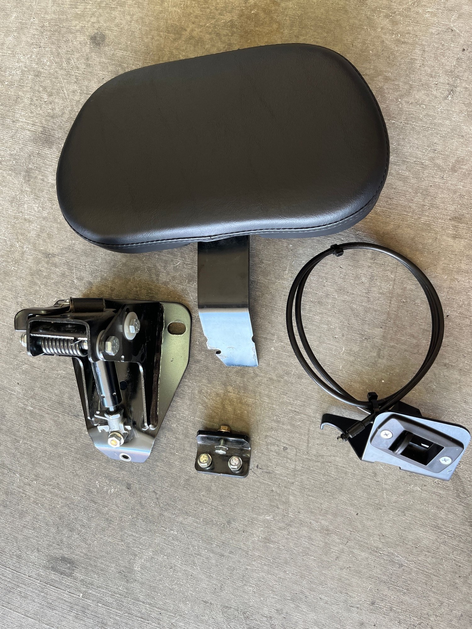 Rider Adjustable Backrest Harley Davidson Forums