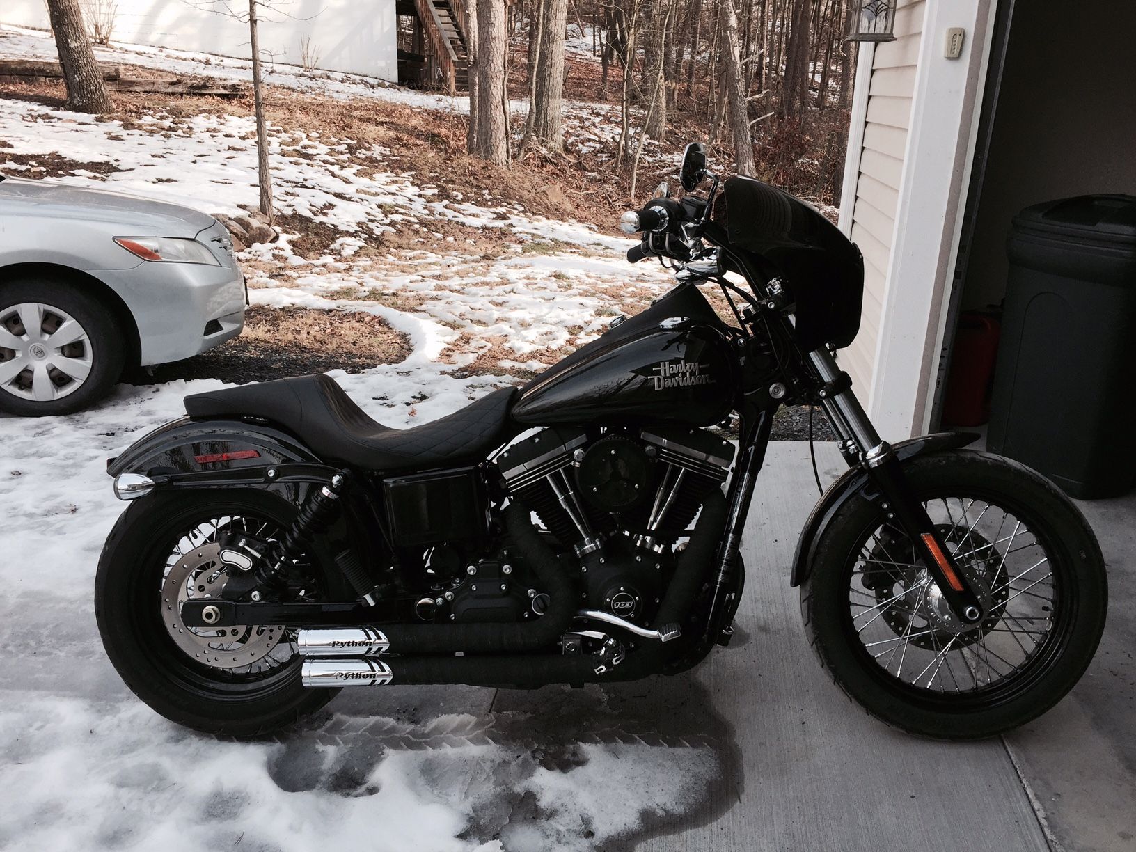 Low profile 2 up seat options for Street Bob Harley Davidson Forums