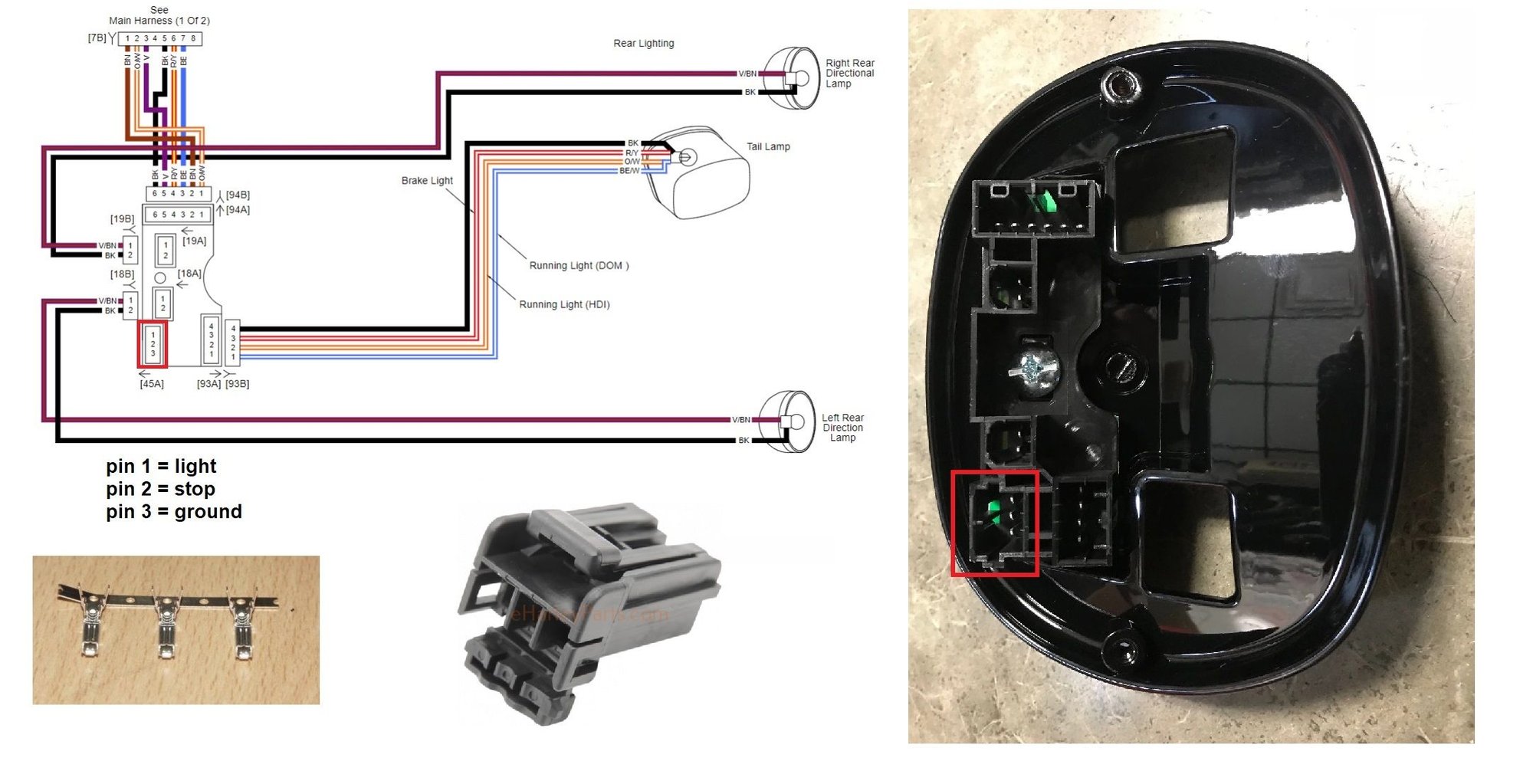 Harley Tail Light Wiring 2013