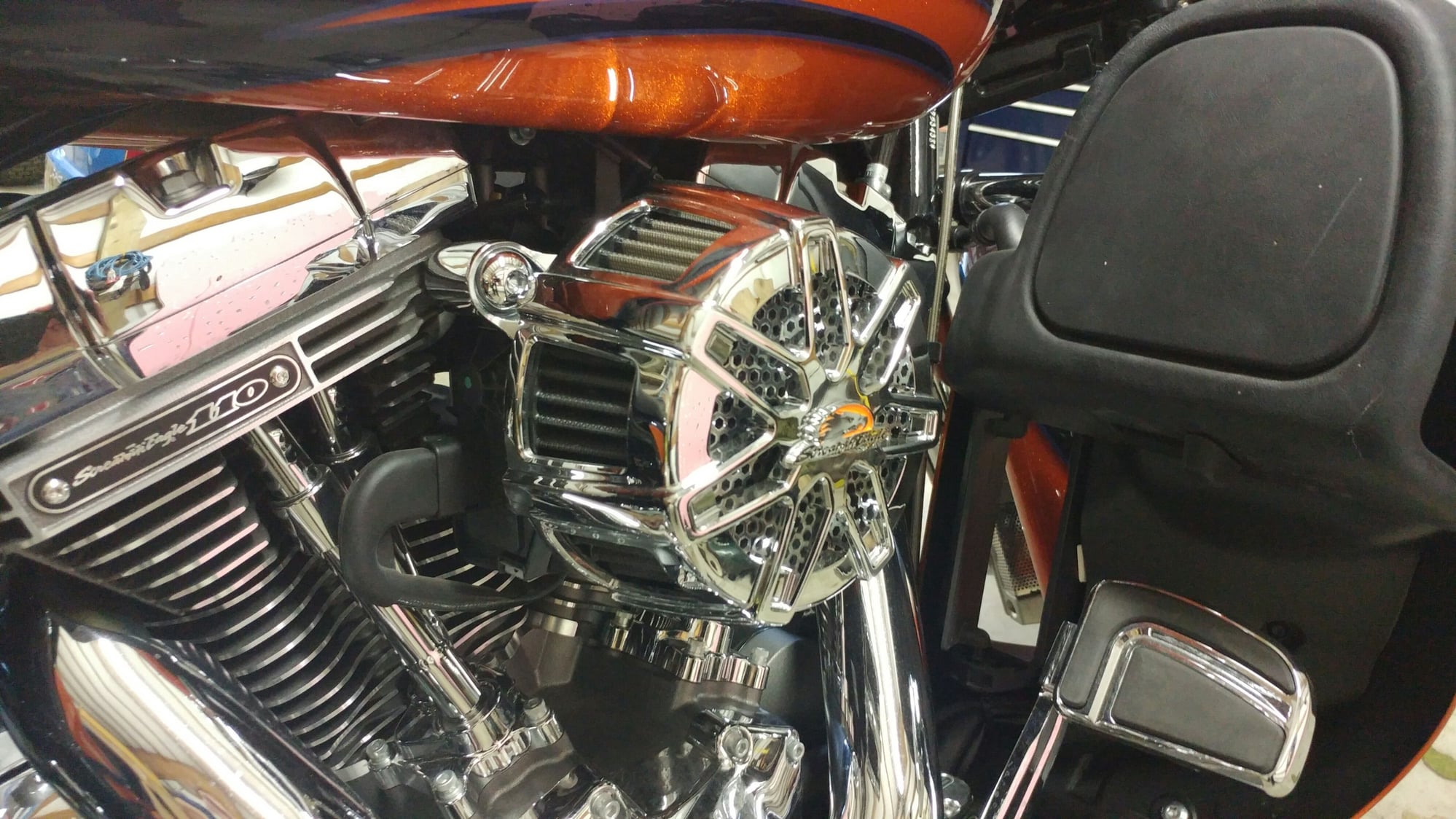 Fs Hd Screamin Eagle Chisel Extreme Billet Air Cleaner Kit Harley Davidson Forums