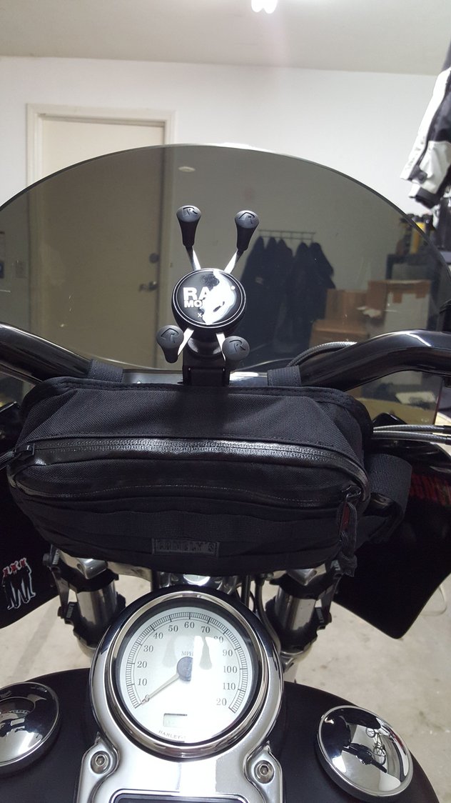 sportster phone mount