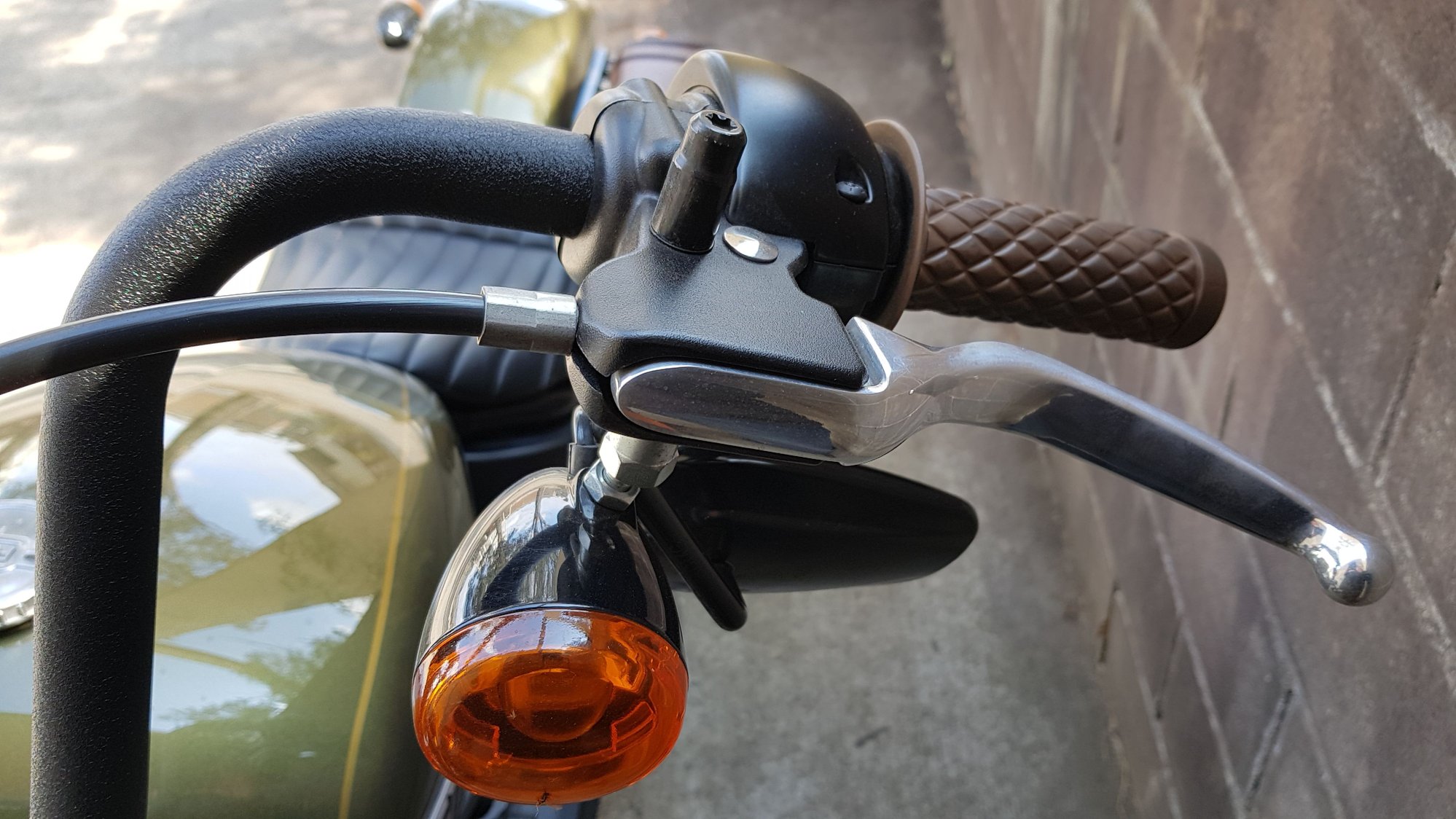 Street bob flipped mirrors Harley Davidson Forums