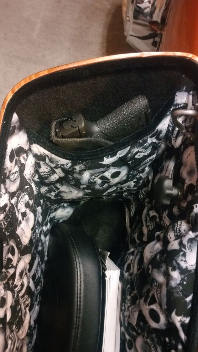 Saddlebag Gun Holster Page 3 Harley Davidson Forums