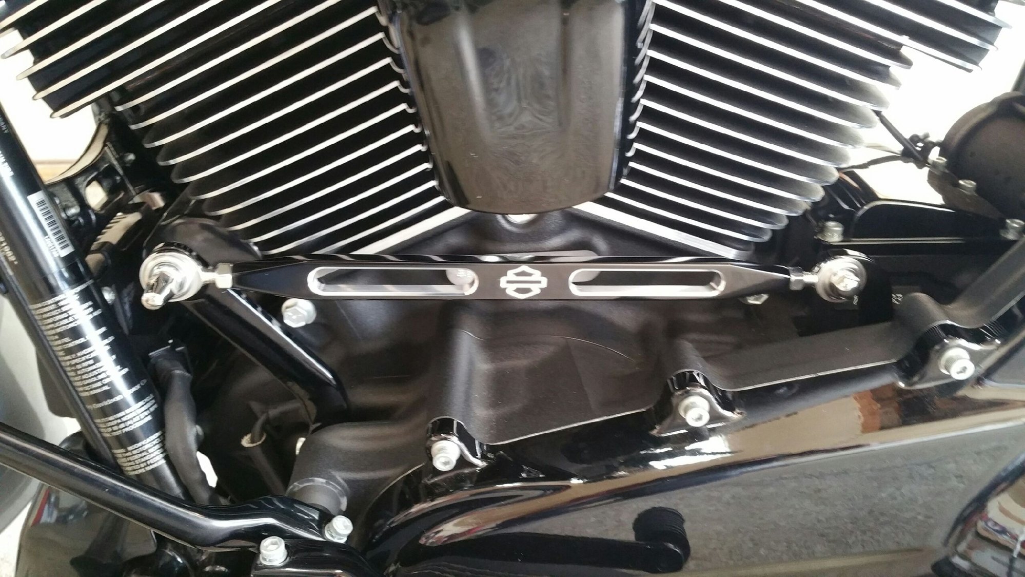 Spruced up the shifter linkage Harley Davidson Forums