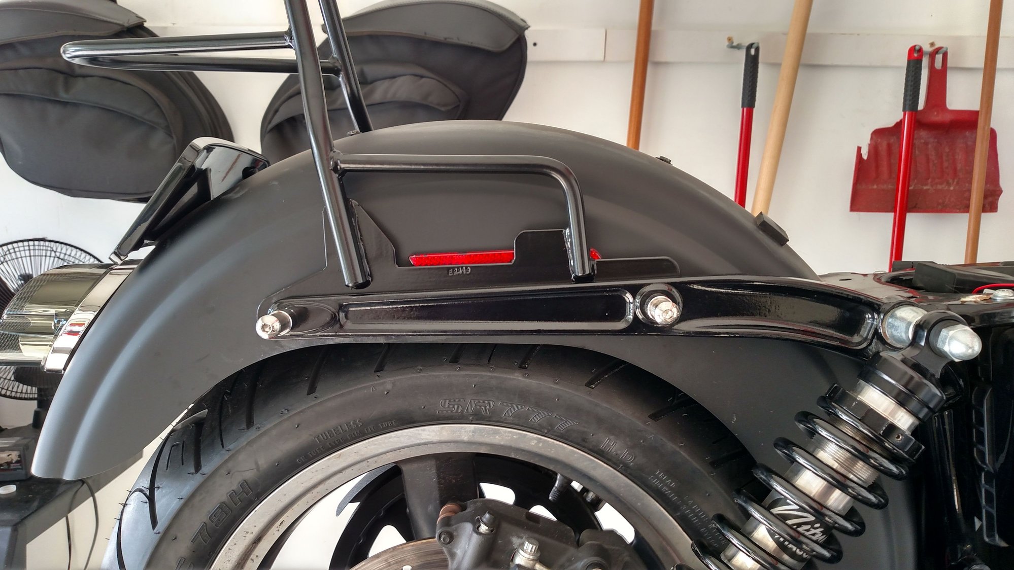 Softail Sissy Bar Install