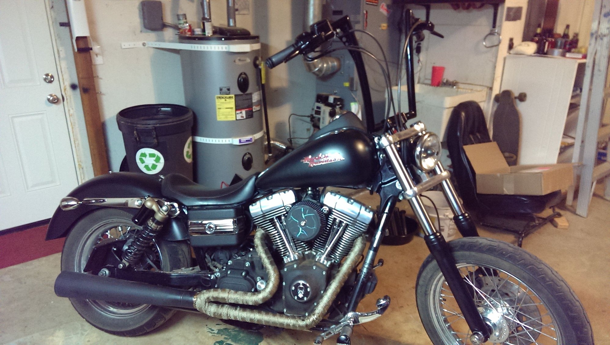 My 100 Progressive monotube install Harley Davidson Forums