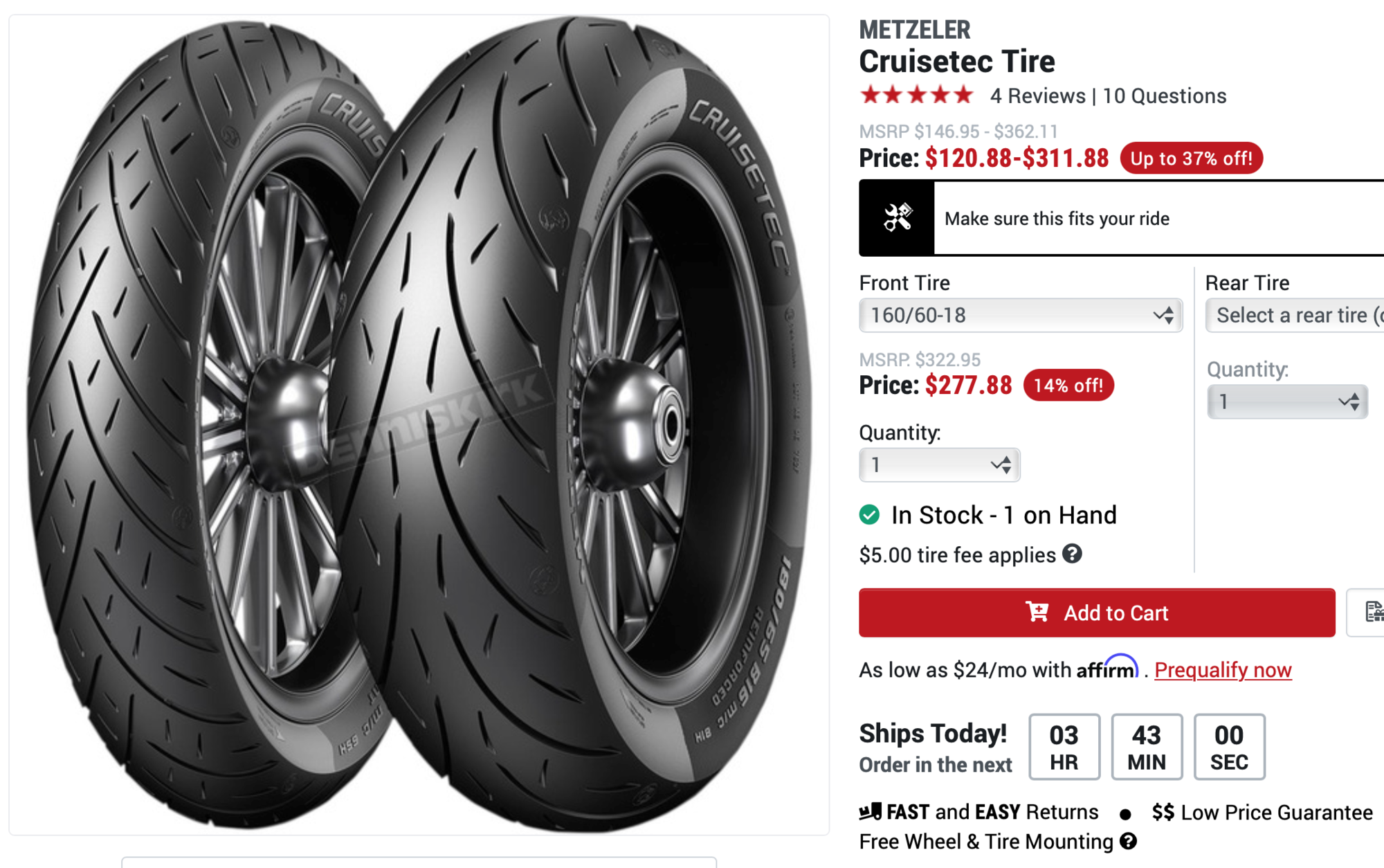 Help Finding Cruisetec 160 60 R18 Fatboy Front Tire Harley Davidson Forums