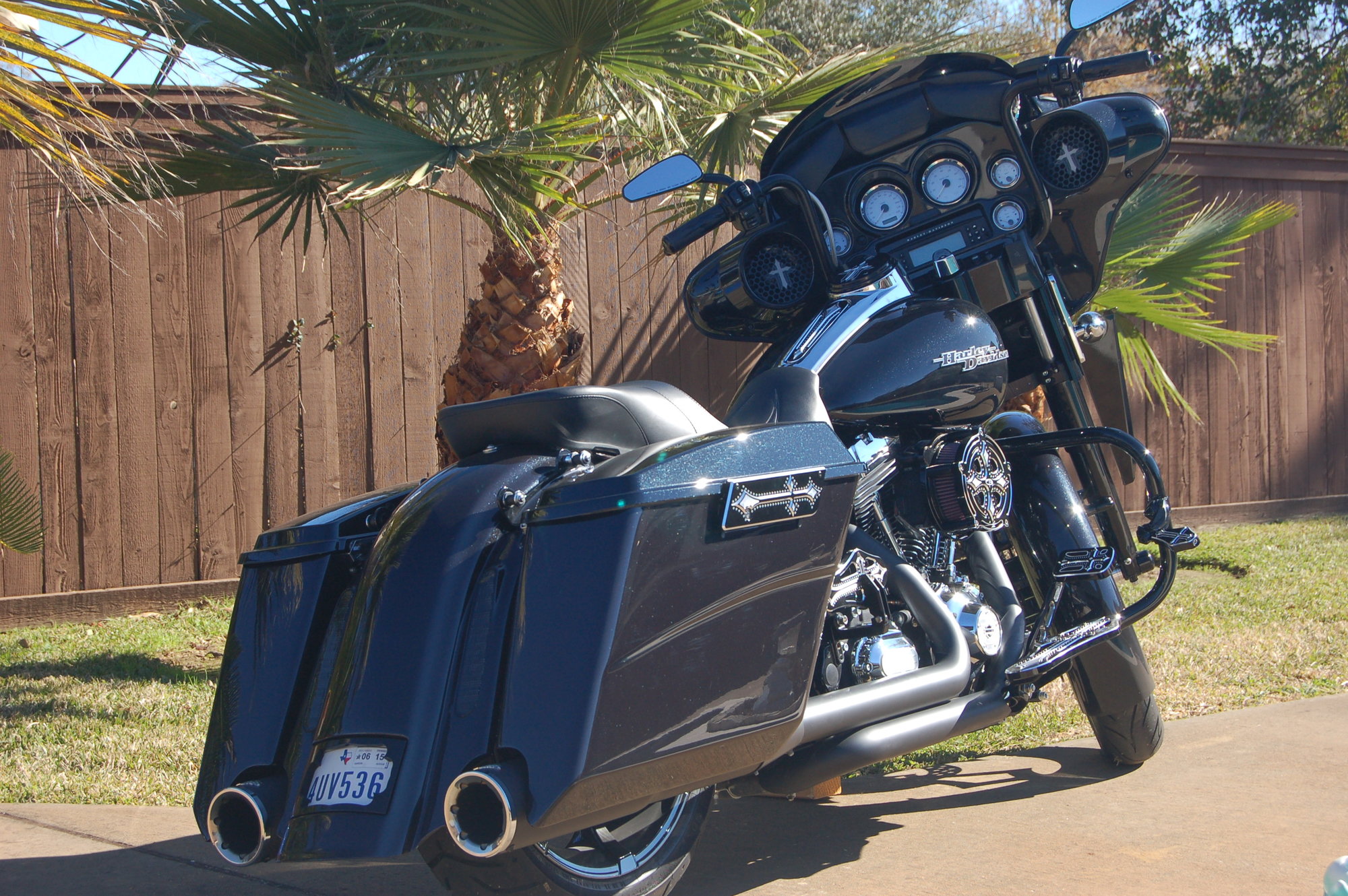 2016 street glide stretched saddlebags