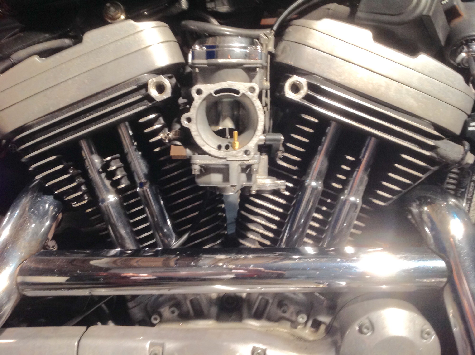 What is this vacuum line on the carb? Harley Davidson Forums