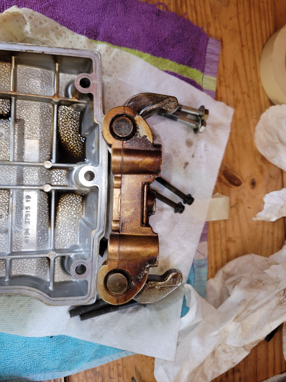 Rocker arm wear and disassembly Harley Davidson Forums