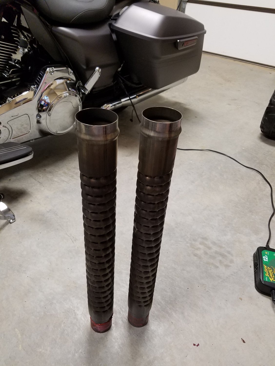 Rinehart 2.5" high flow baffles Harley Davidson Forums