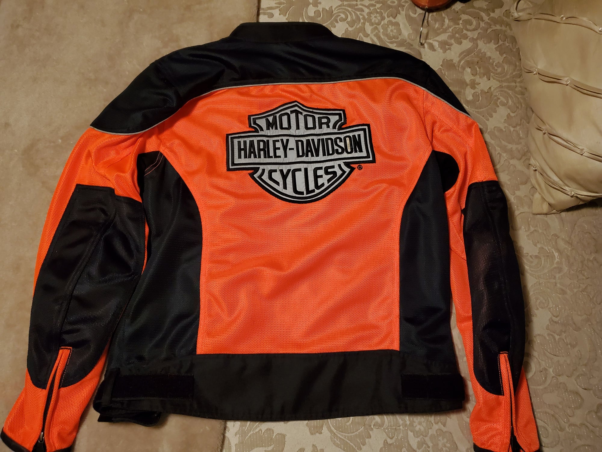 HD Orange Perforated Safety Jacket Size 