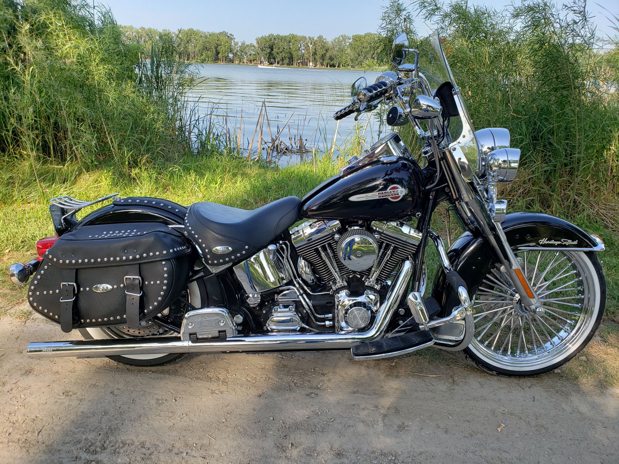 heritage softail bagger kit