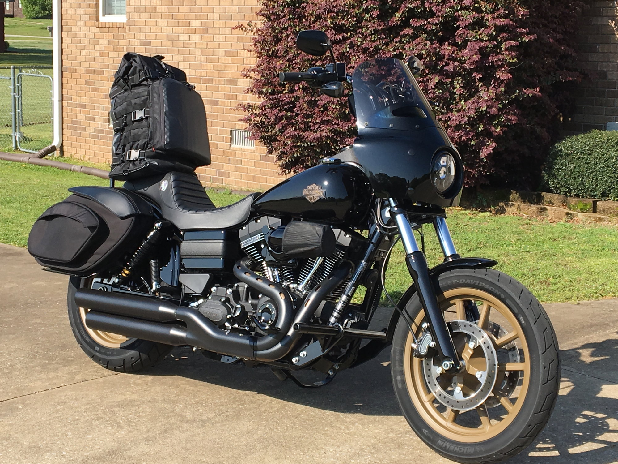 motorcycle sissy bar backpack