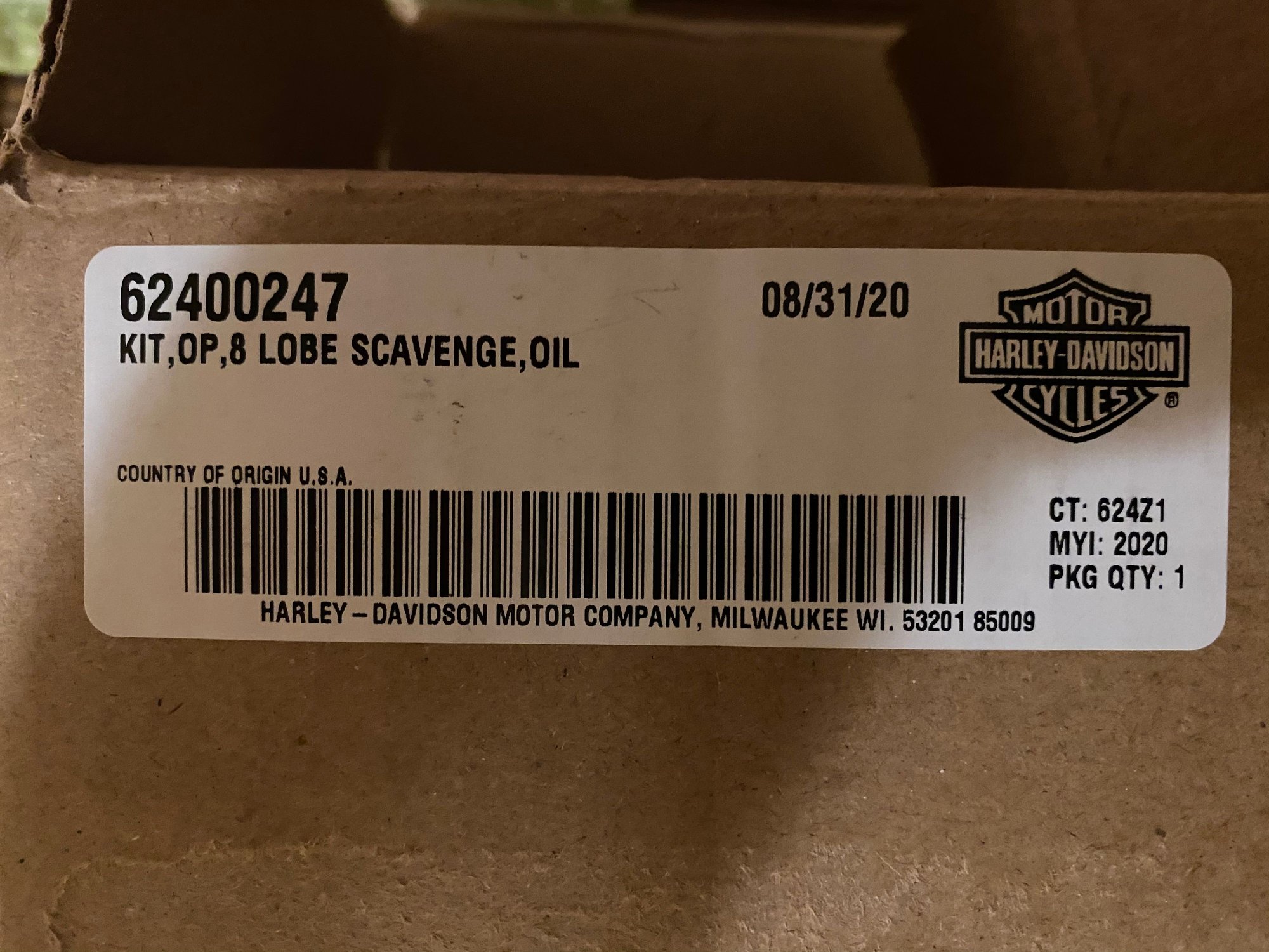 Brand New 8 lobe M8 Oil Pump Kit 62400247 100 Shipped Harley