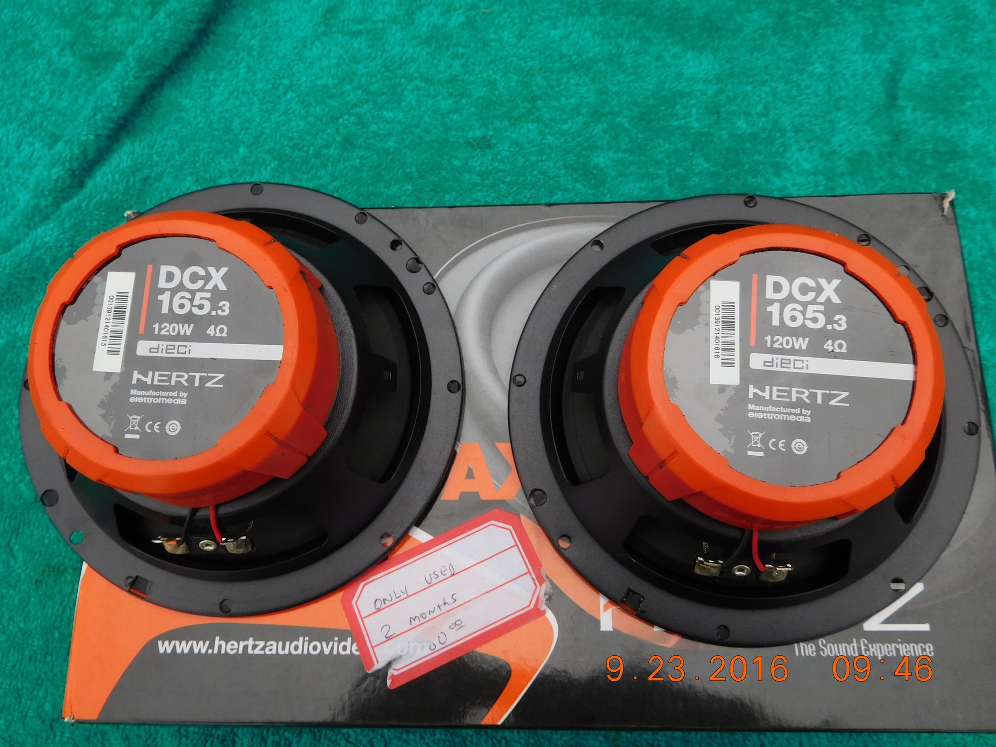 FOR SALE ***** sony radio, hertz speakers,kicker speakers,infinity