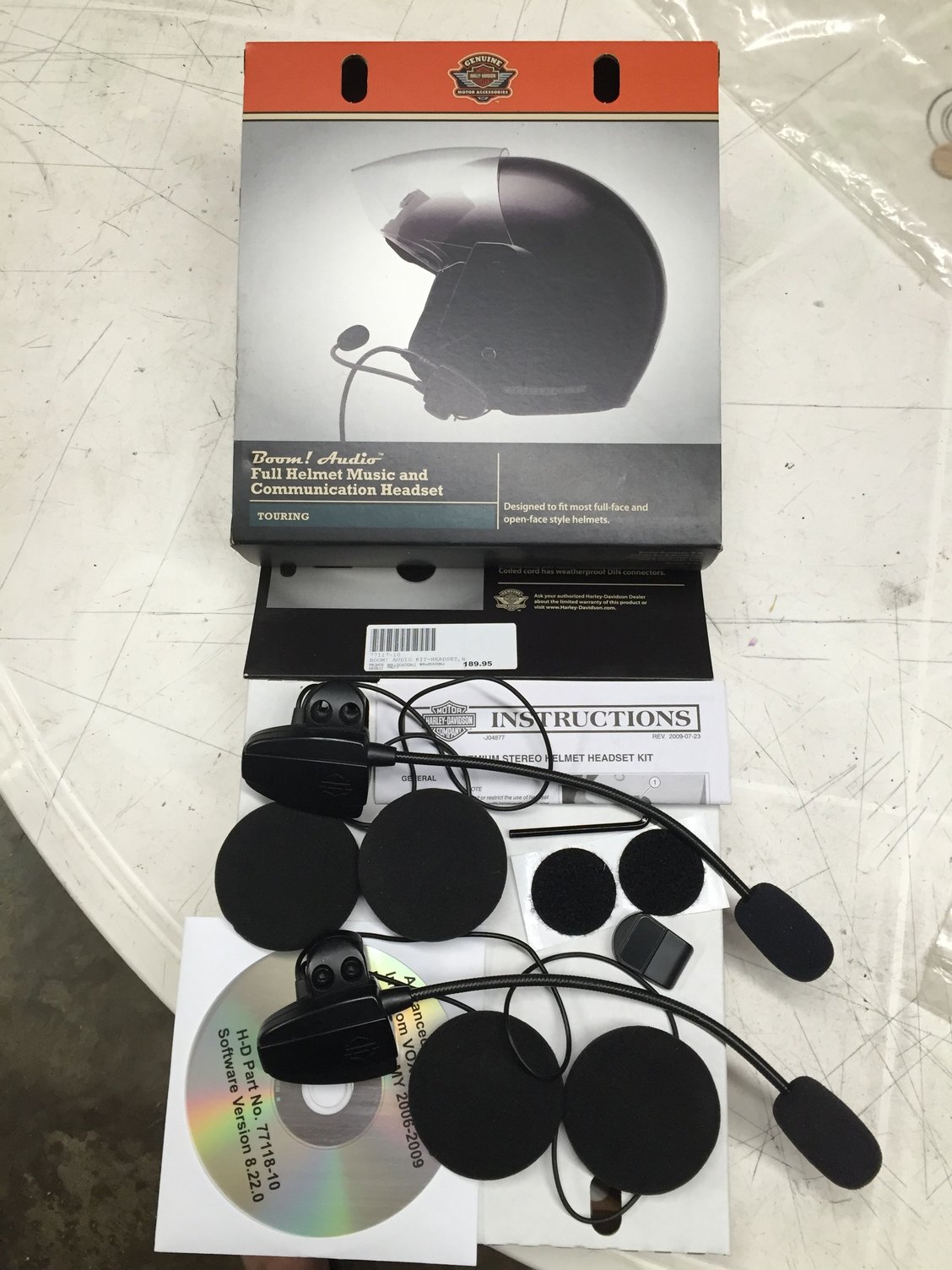 NEW boom audio headset plus bonus!! Harley Davidson Forums