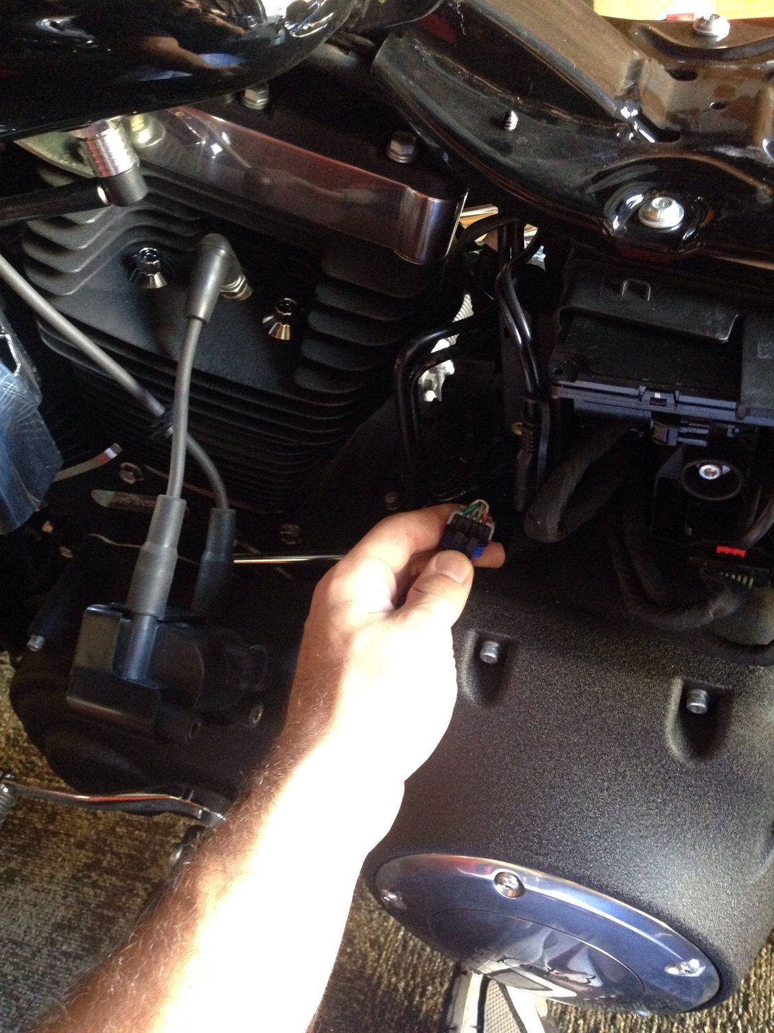 4 wires. Which is tach signal on coil Harley Davidson Forums