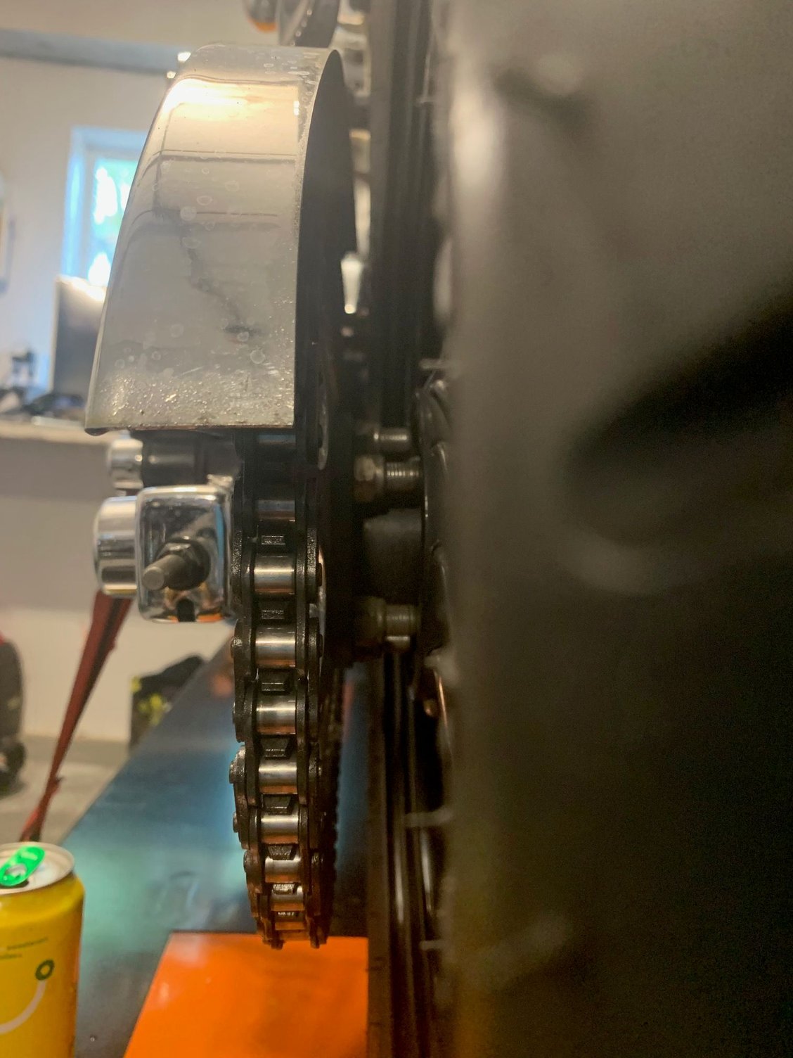 Rear wheel not centered Harley Davidson Forums