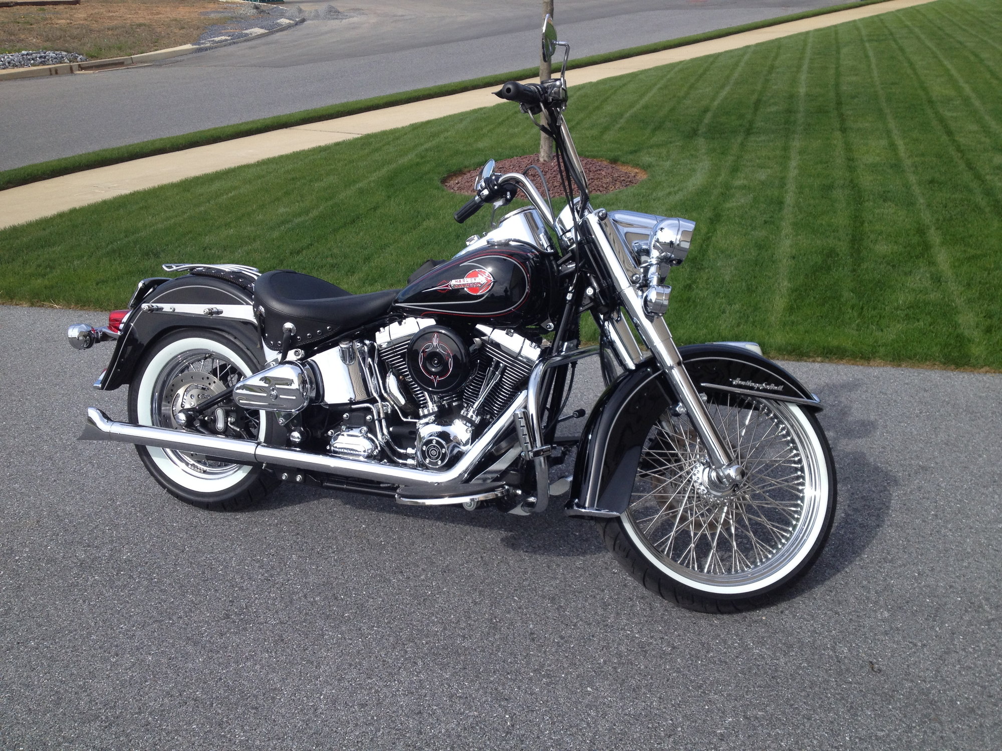 21" rim and white wall tire question Harley Davidson Forums