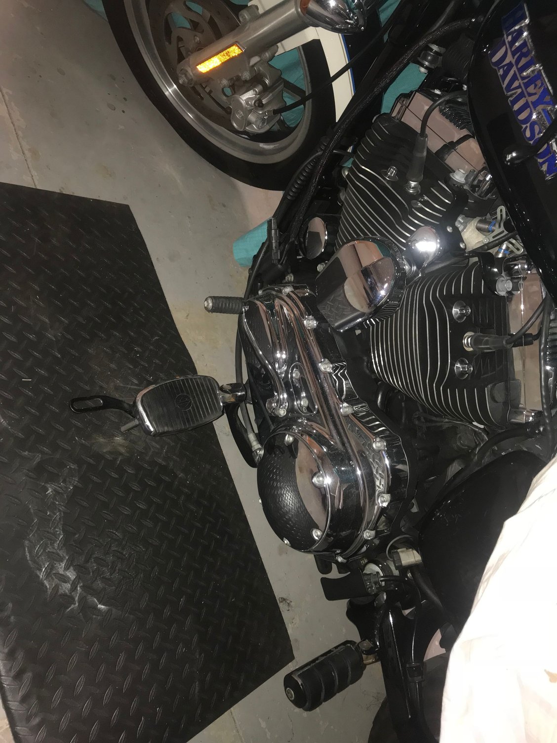 Looking to trade my forward controls for mids 09 Nightster Harley