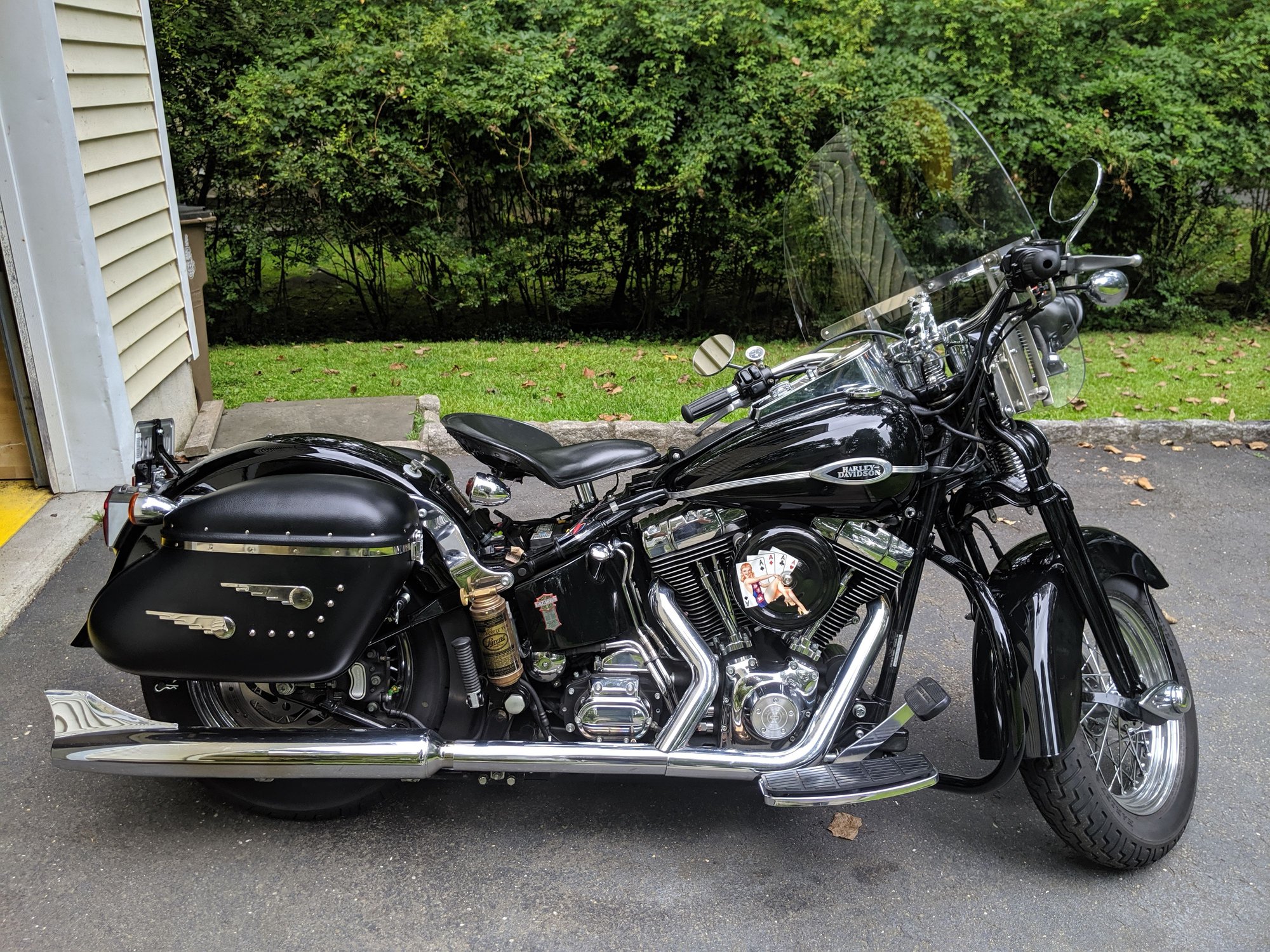 harley softail tour pack