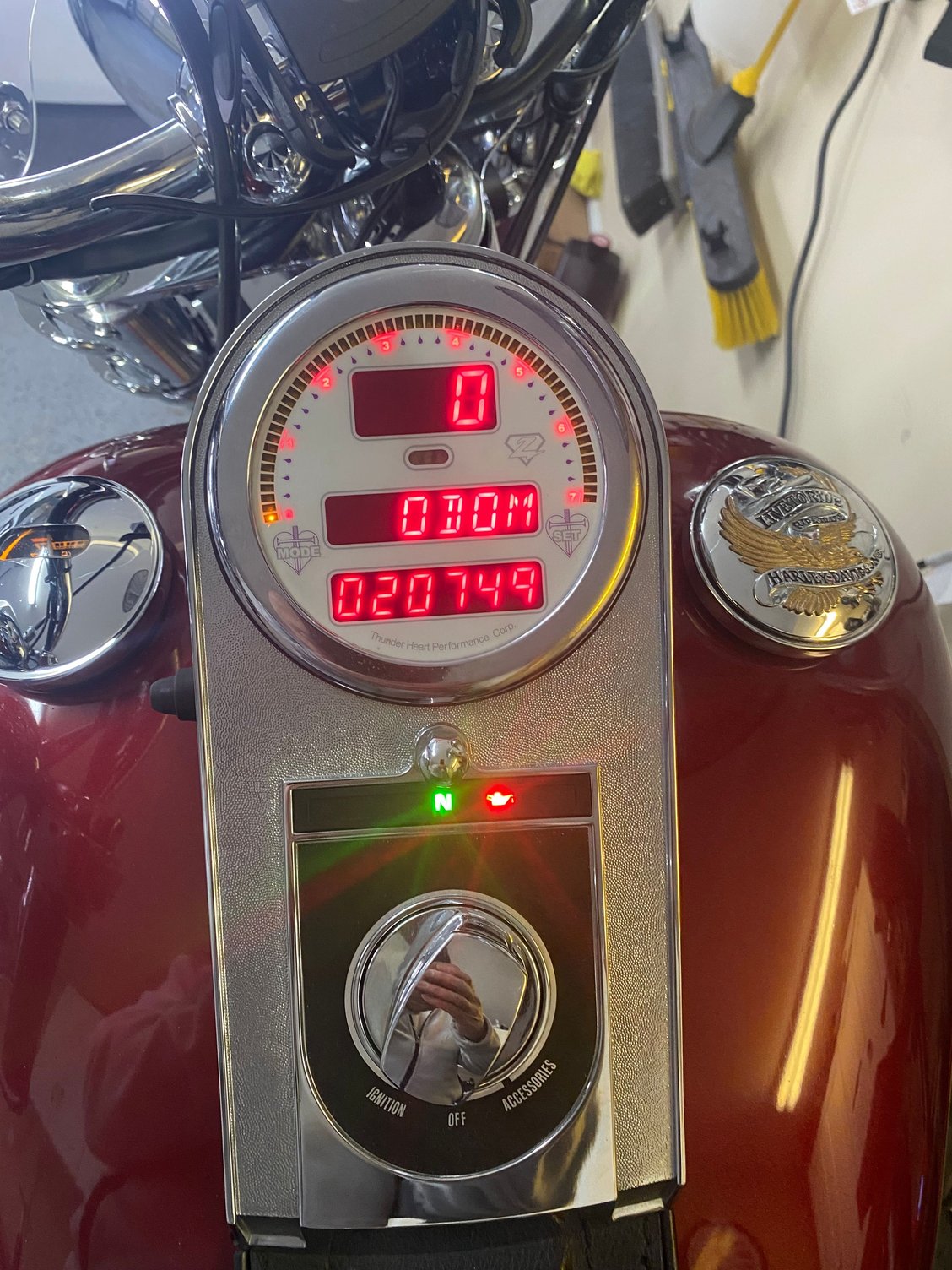 Thunderheart digital speedometer Harley Davidson Forums