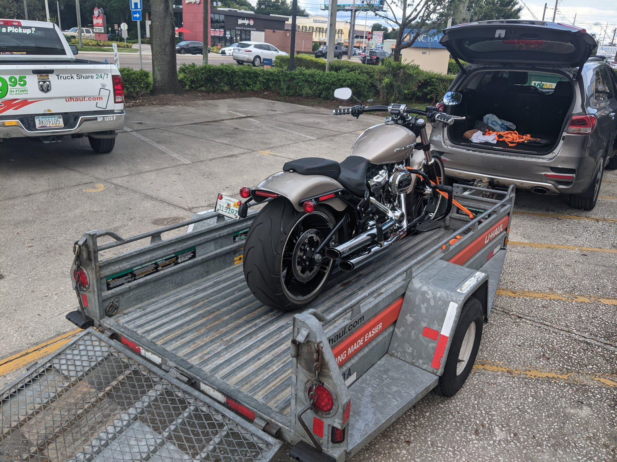 UHaul Motorcycle trailer - Harley Davidson Forums