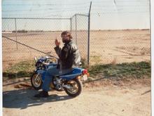 Gotta throw a 1 finger salute in the mix. This is me while I was going to MMI in Phoenx in 1988. 