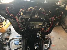 Wires rerouted right before outer fairing installed