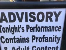 Then there were these signs all over at the DICE show. Lol. If this warning was for you, might be at the wrong show. 