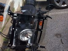 Attached to my bike. 