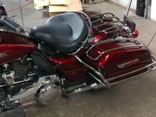Just finished easy install bought the seat and parts on ebay rail from JP
Attached the rail to the seat pan with rivnuts.to hide the tank wires I made a cover from kydex.
