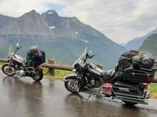 As you can see it always rains at Glacier, not much