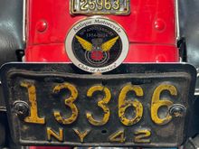 I scored an actual '42 NYS plate.  the little Syracuse one is my first city of Syracuse pedal bike license plate from the early '70's.