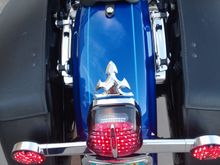 Kuryakyn panacia tail light system and tribal chrome piece