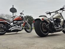 My bro's CVO and my Breakout. Both shotgun'd!