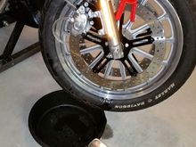 purged the RH caliper with denatured alcohol