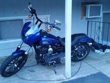 New fairing painted to match.
