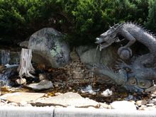 Dragon that the tail belongs to. Foothills Harley Davidson, Maryville, TN 4.23.16