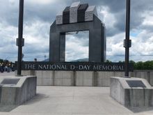 At the National D-Day Memorial.