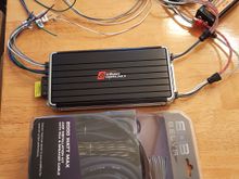 Just need to solder the speaker outs and buy 4 male to male rca plugs.