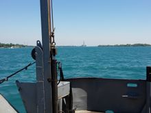 St. Clair river looking north off the ferry.