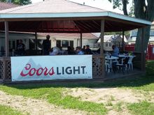 Another popular bar on the Island. This one is called the San Souci Bar. Located right on the middle channel of the St. Clair river which is actually the shipping channel for the Great Lakes freighters.