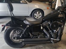 With detachable sissy bar and passenger pilon