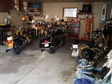 '08 Heritage
'12 Road king
'09 Fatboy
I had a super glide as well but sold it to blow the money on the other 3. 
These stupid things are more addictive than hot rods. 
